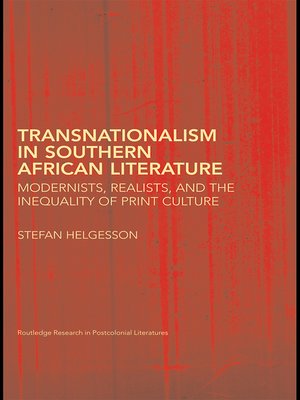 cover image of Transnationalism in Southern African Literature